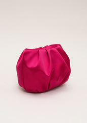 Satin Cloud Clutch Pink