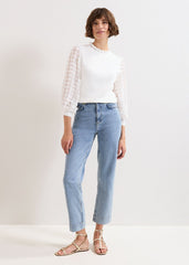 Shelly Detail Jumper Ivory