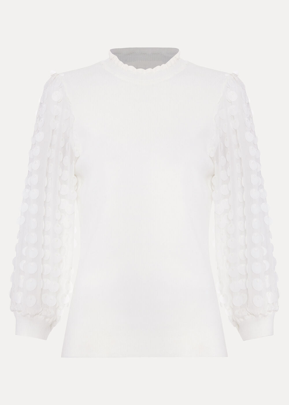 Shelly Detail Jumper Ivory