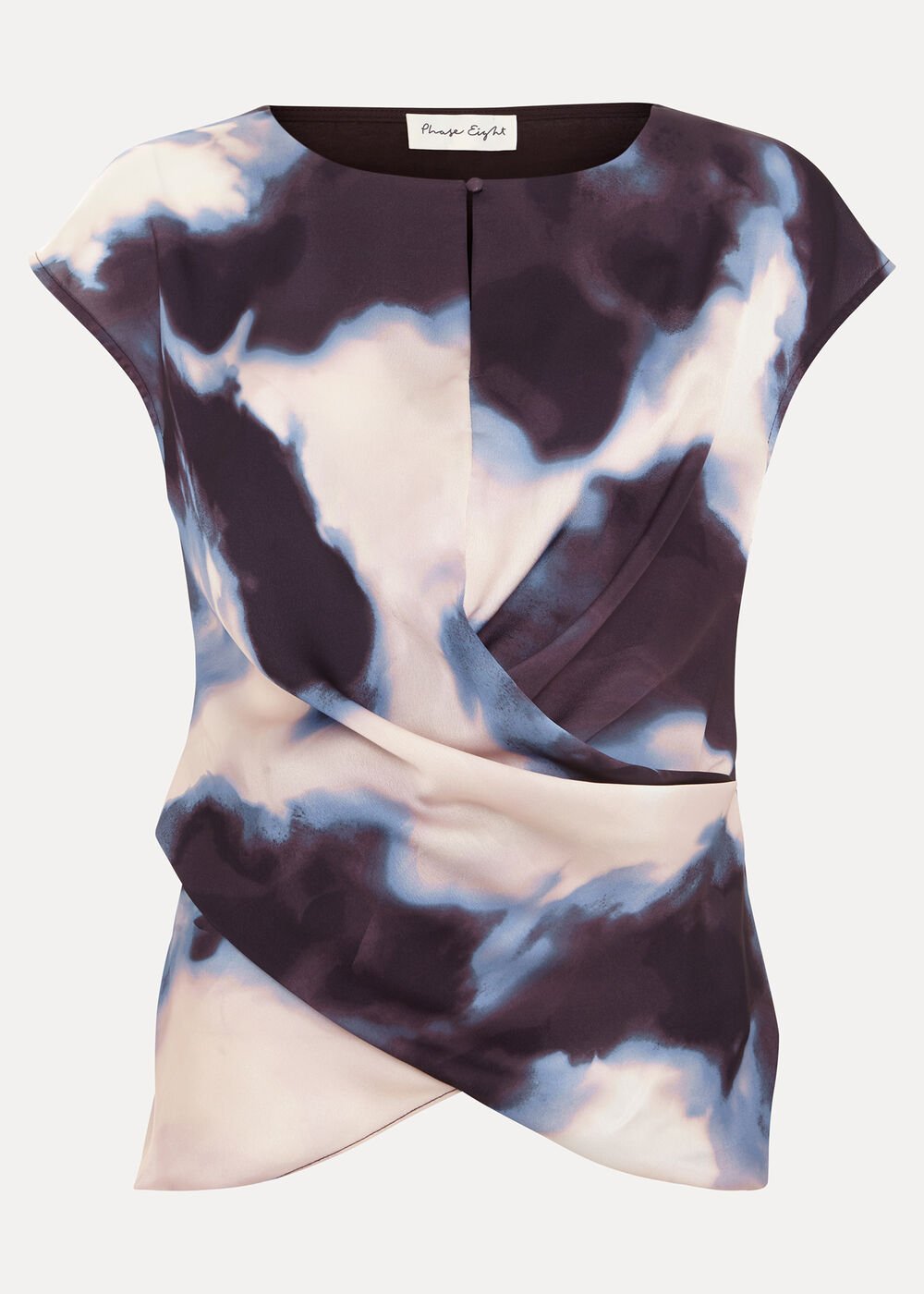Honor Blurred Top Black Multi