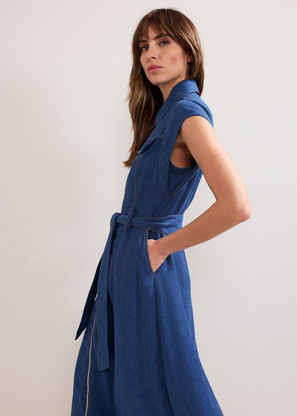 Luiza Denim Dress Denim