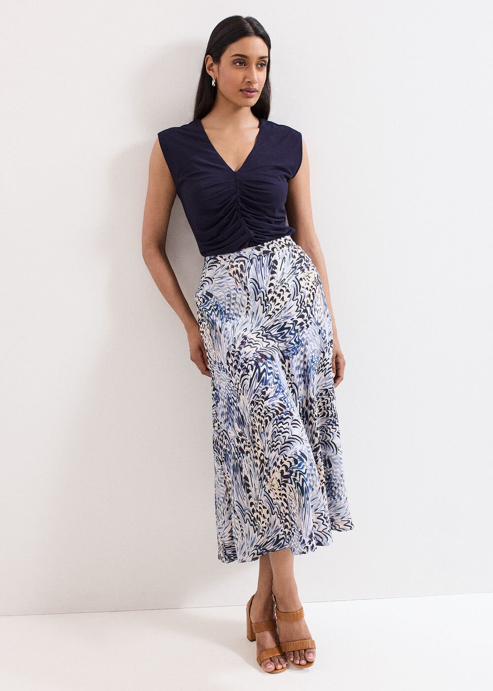 Adola Animal Skirt Blue