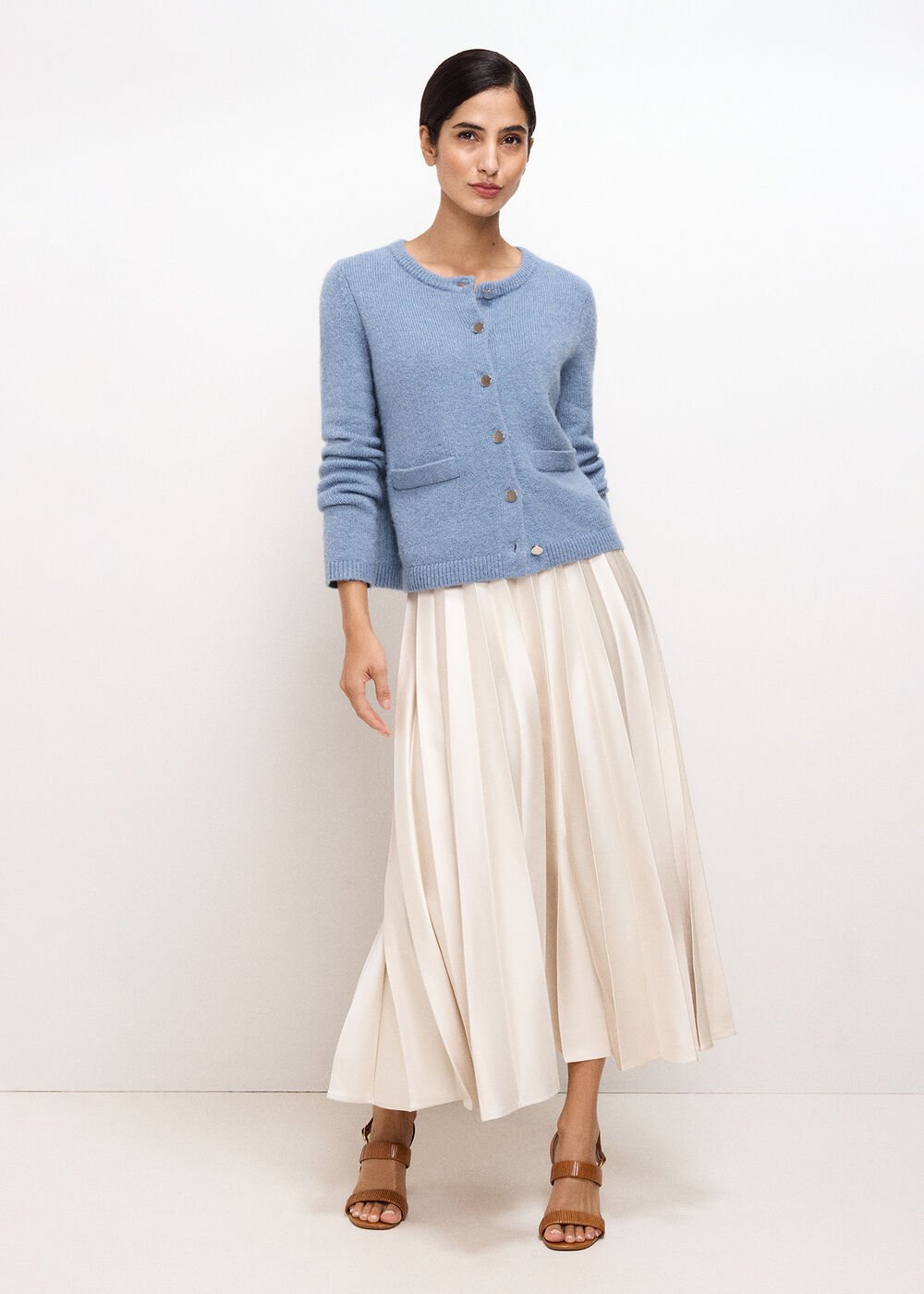 Sybilla Midi Skirt Neutral