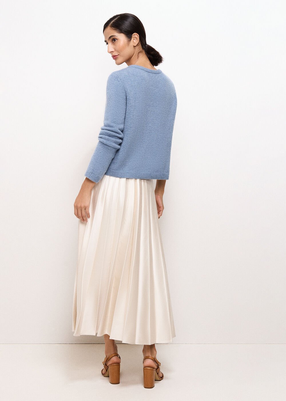 Sybilla Midi Skirt Neutral