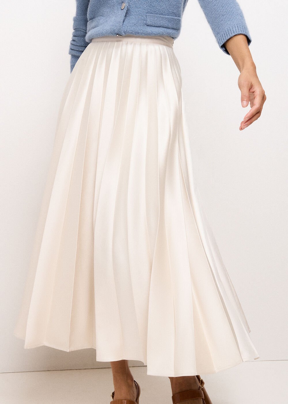 Sybilla Midi Skirt Neutral