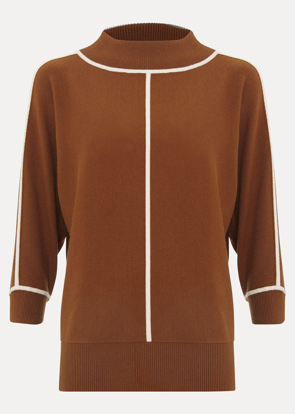 Hallie Tipped Jumper Brown
