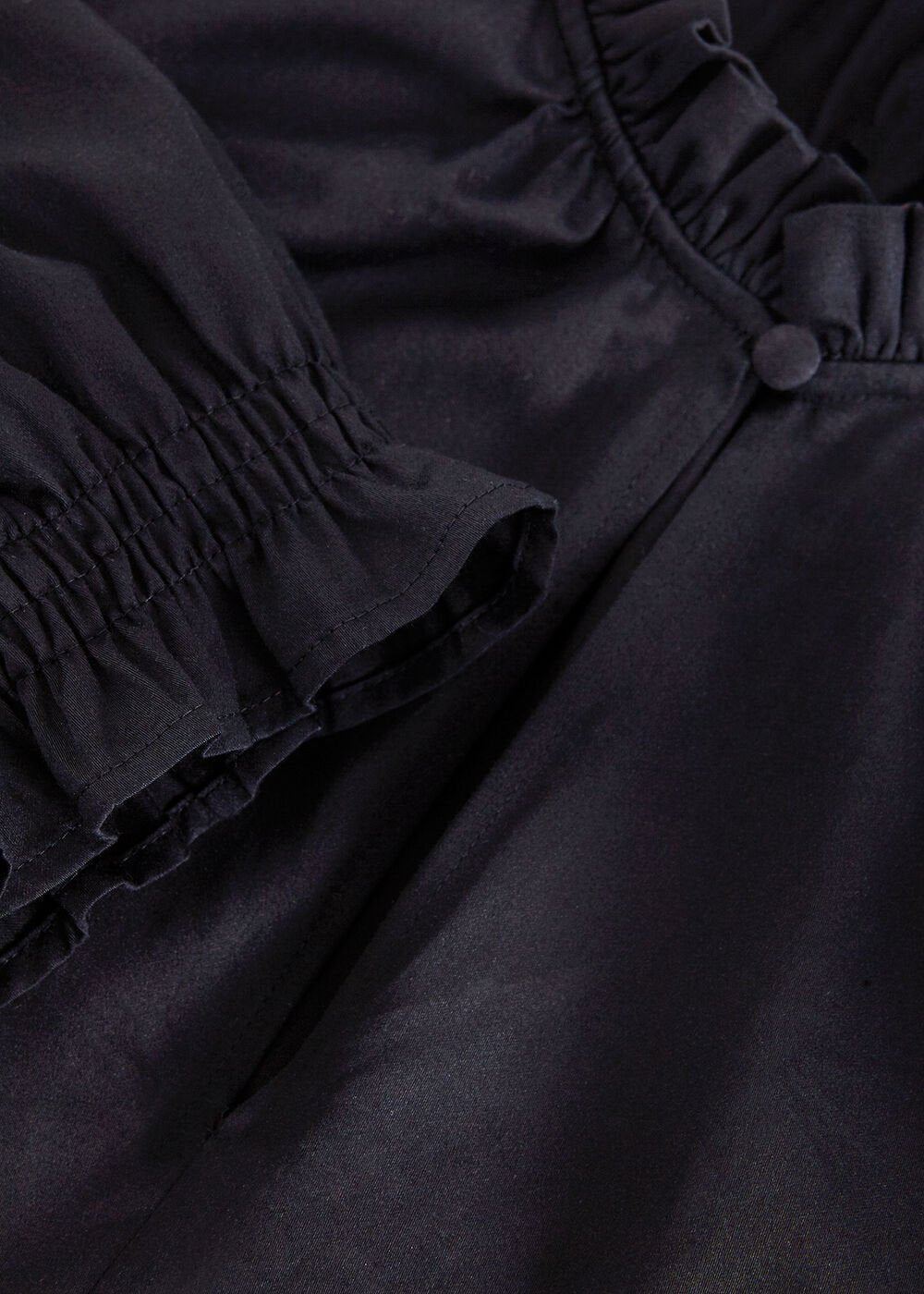 Jen Cotton Midi Dress Black