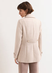 Aurelie Wool Peacoat Neutral