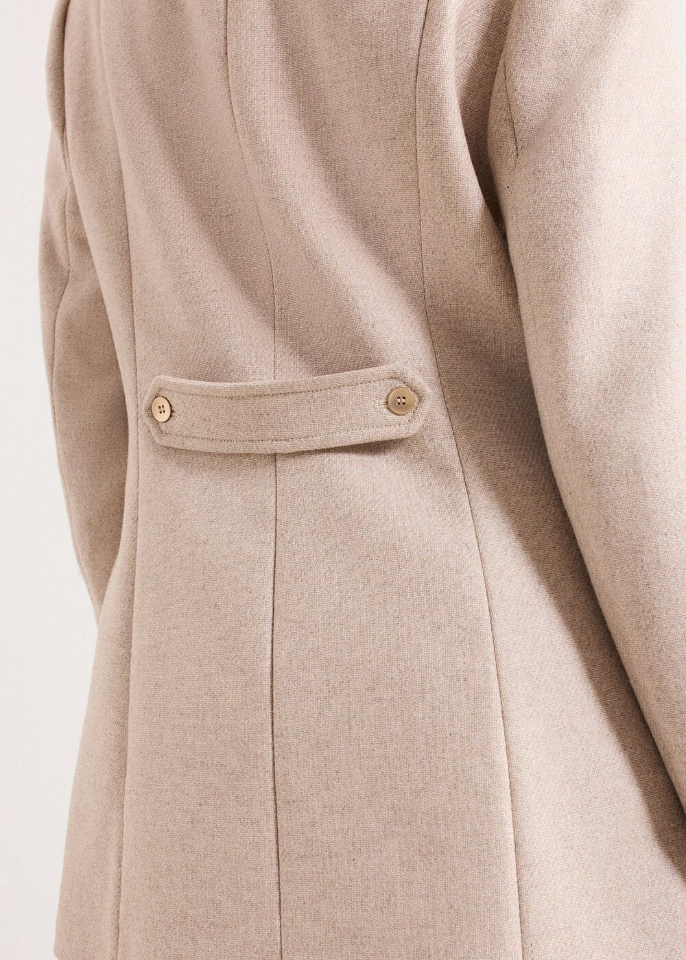 Aurelie Wool Peacoat Neutral