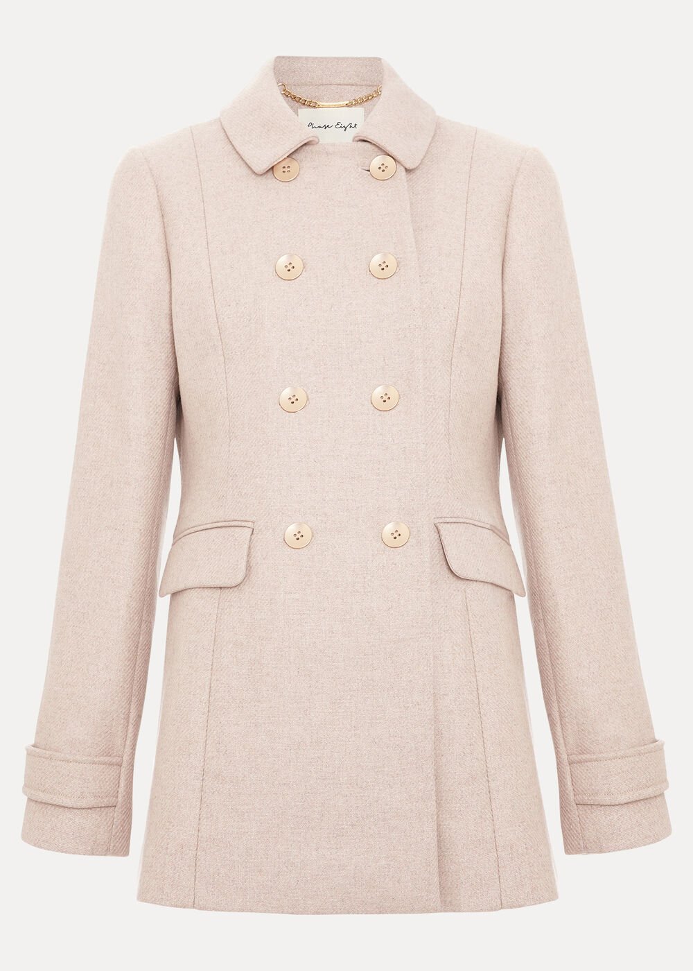 Aurelie Wool Peacoat Neutral