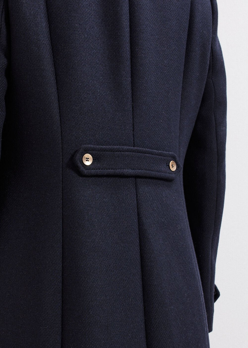 Aurelie Maxi Coat Navy