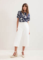 Elma Postcard Top Navy
