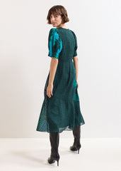 Petite Nancy Midi Dress Green
