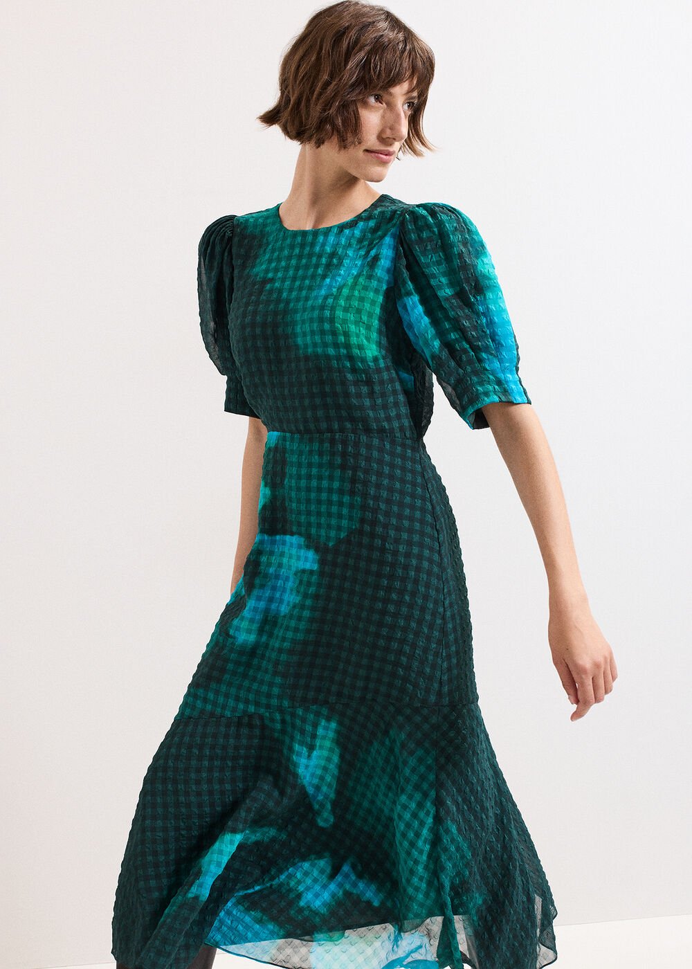 Petite Nancy Midi Dress Green