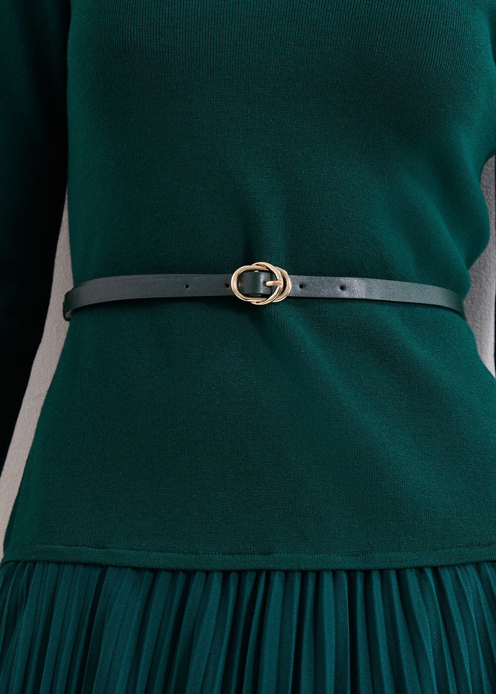 Kai V Neck Dress Green