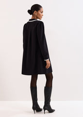 Petite Gina Swing Dress Black
