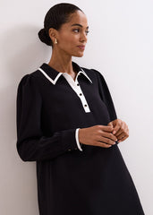 Petite Gina Swing Dress Black