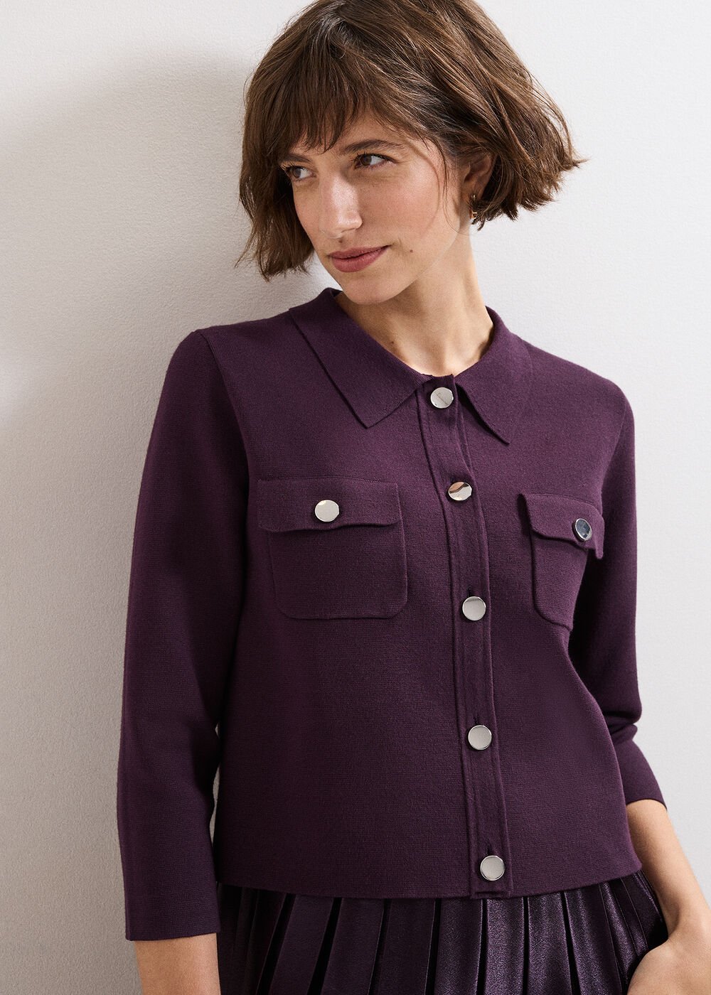 Penny Jacket Dress Purple