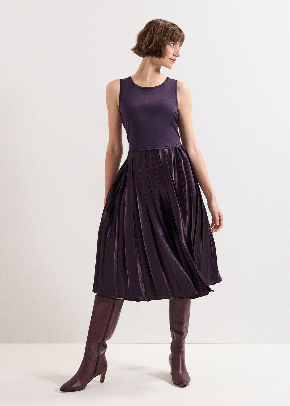 Penny Jacket Dress Purple