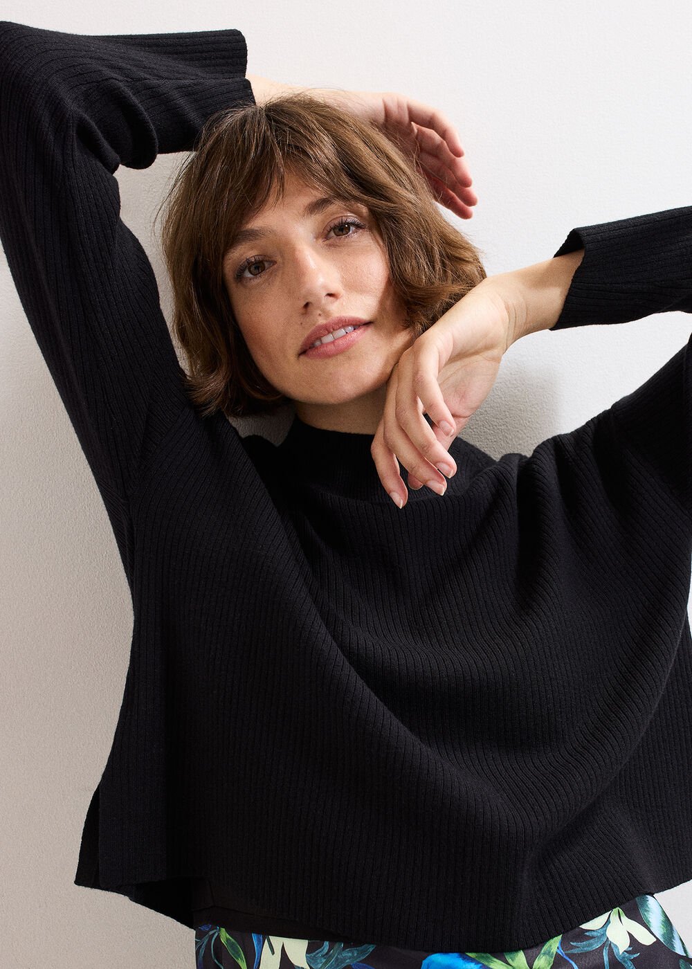 Izzy Jumper Dress Black Multi