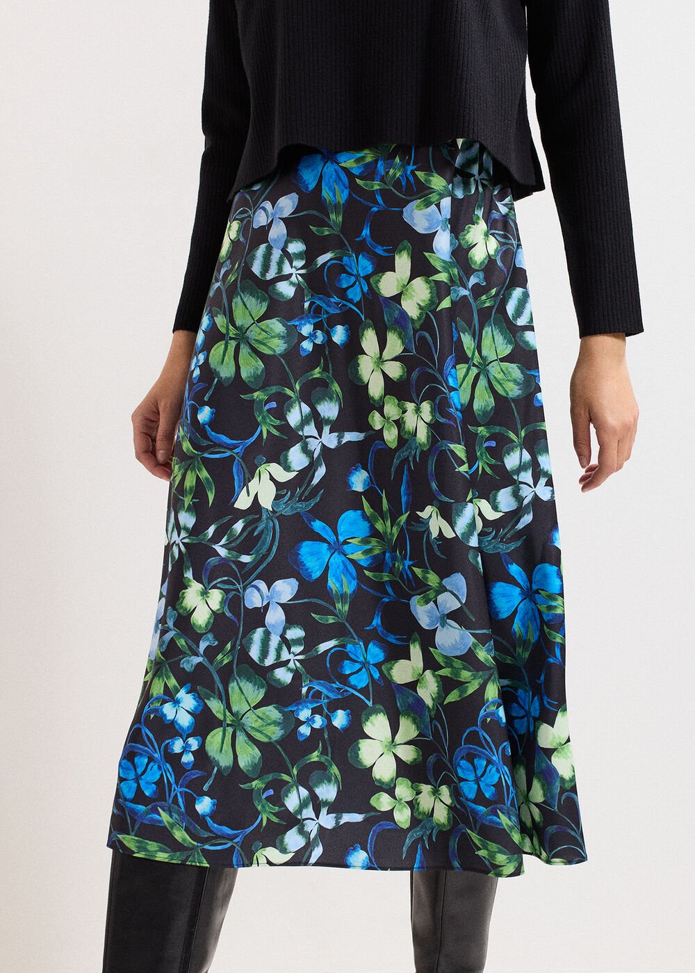 Izzy Jumper Dress Black Multi