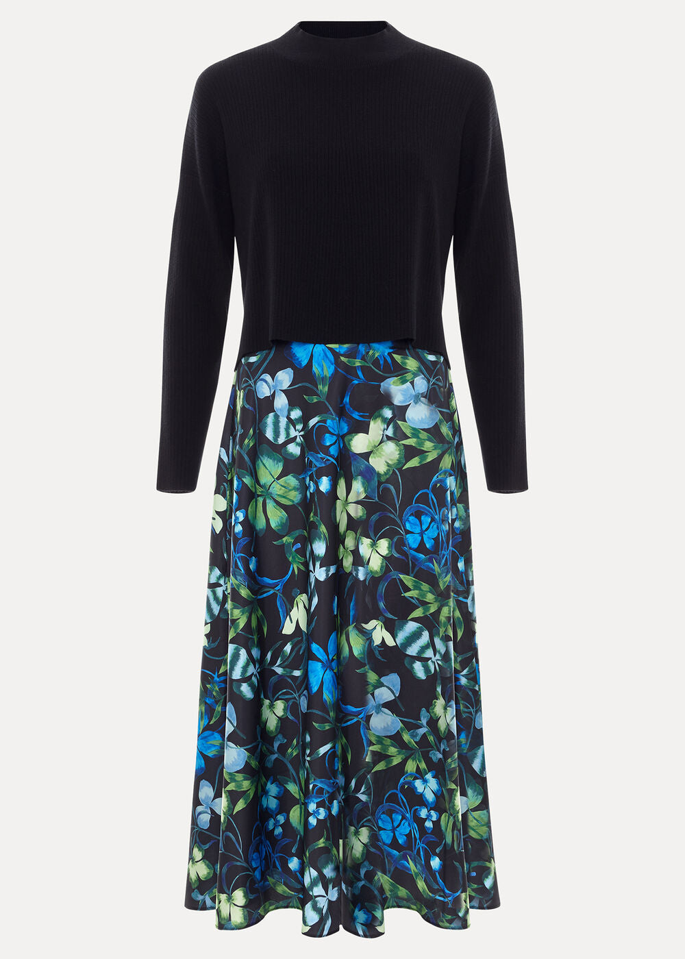 Izzy Jumper Dress Black Multi