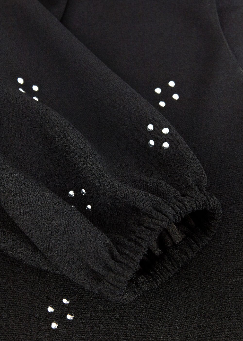 Luiza Hotfix Mini Dress Black