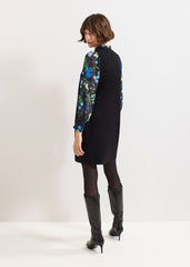 Ramona Printed Dress Black Multi