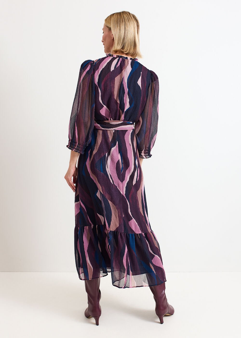 Petite Carra Midi Dress Multi