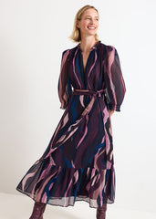 Petite Carra Midi Dress Multi