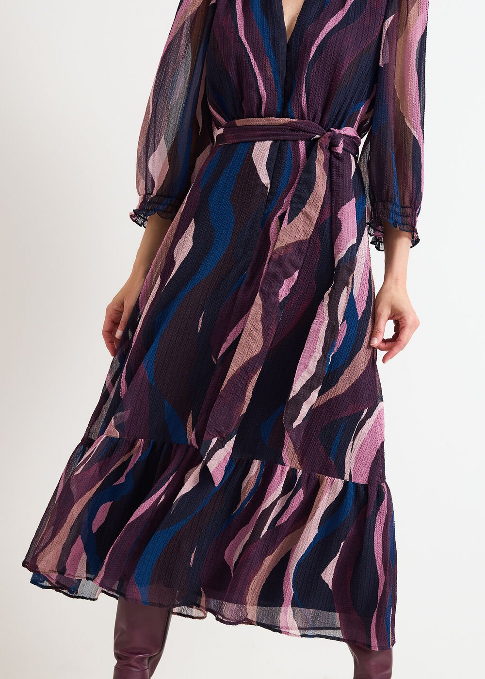 Petite Carra Midi Dress Multi