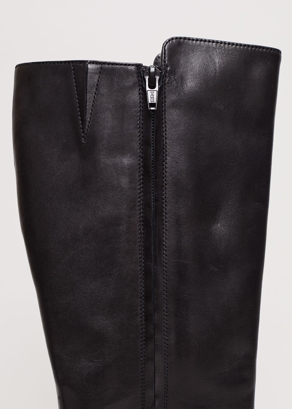 Leather Heeled Boots Black