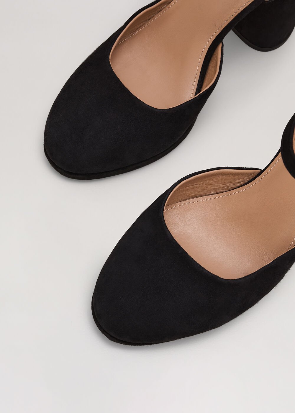 Black Suede Platform Black