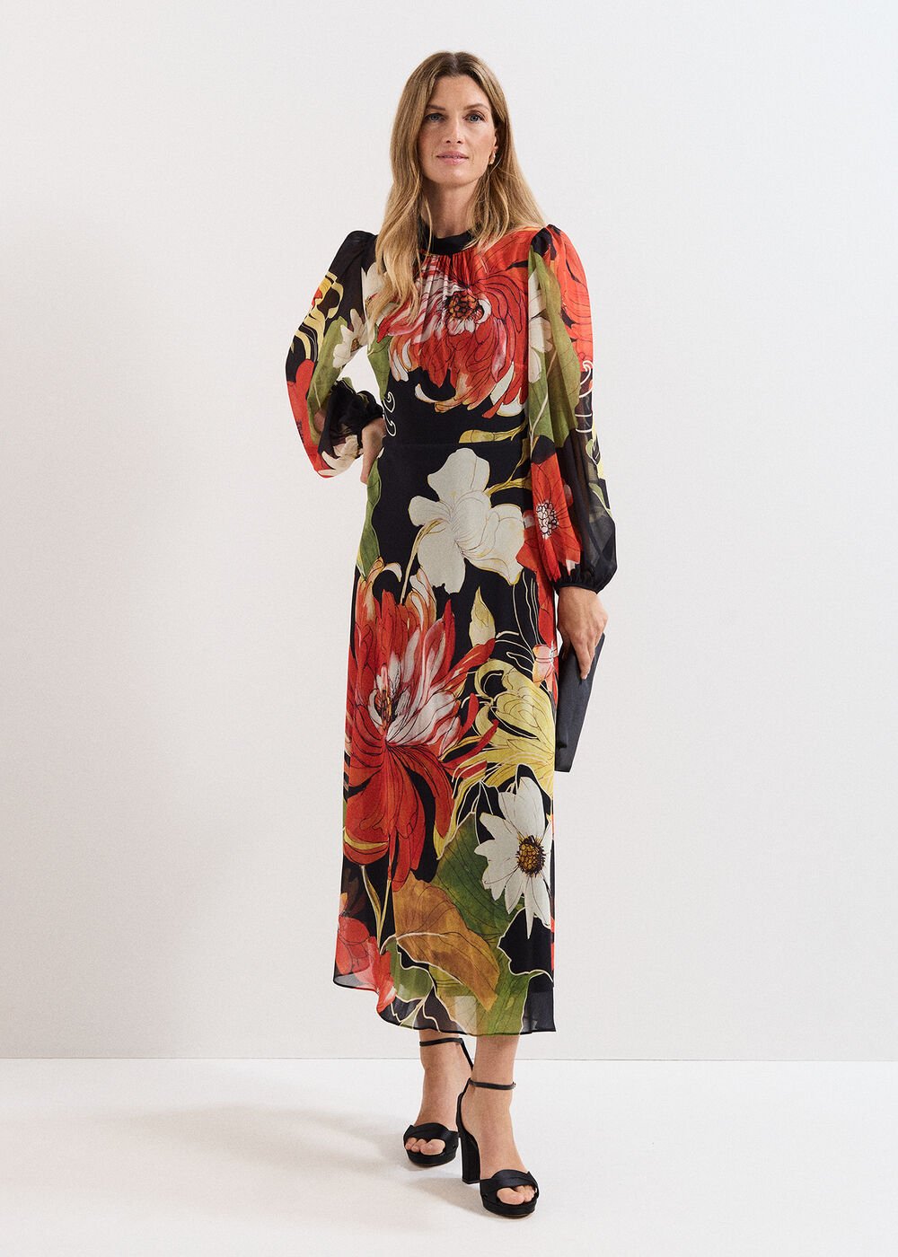 Eve Floral Maxi Dress Multi