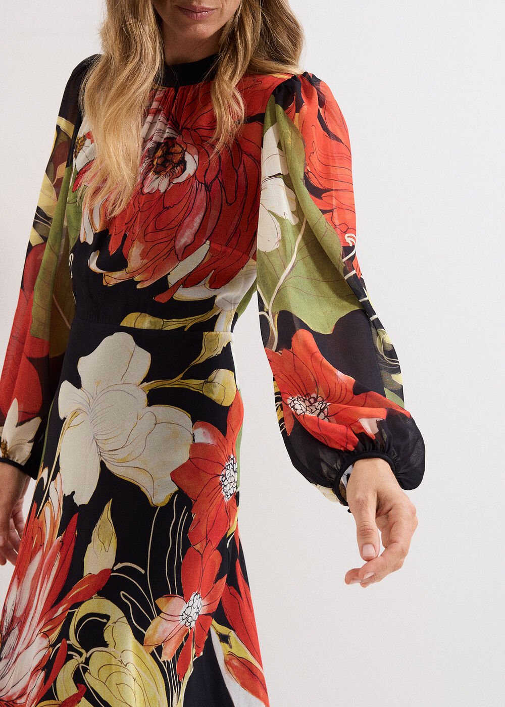 Eve Floral Maxi Dress Multi