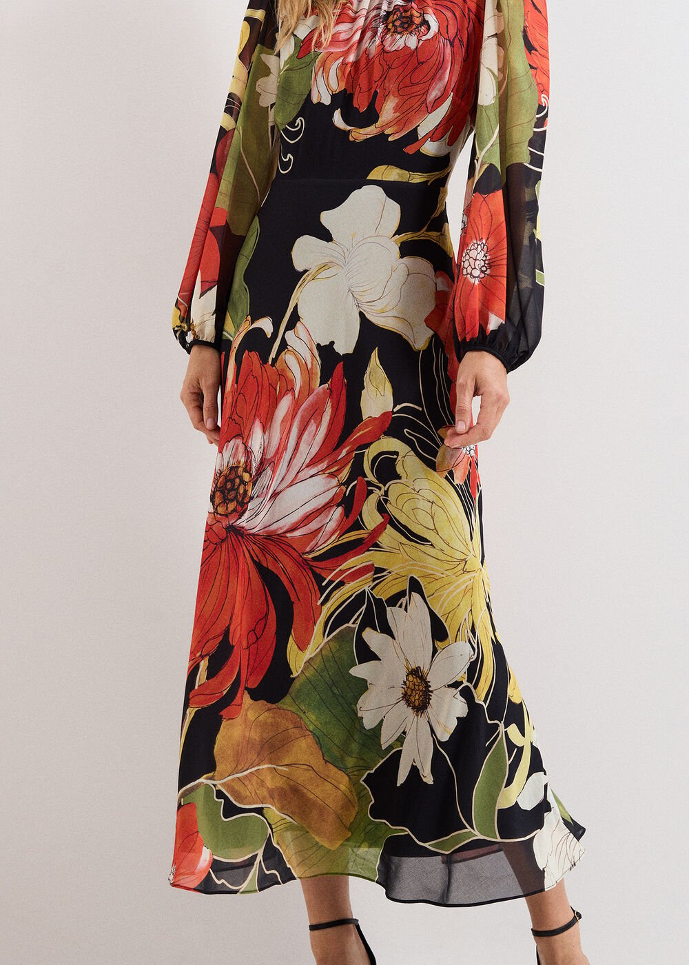 Eve Floral Maxi Dress Multi