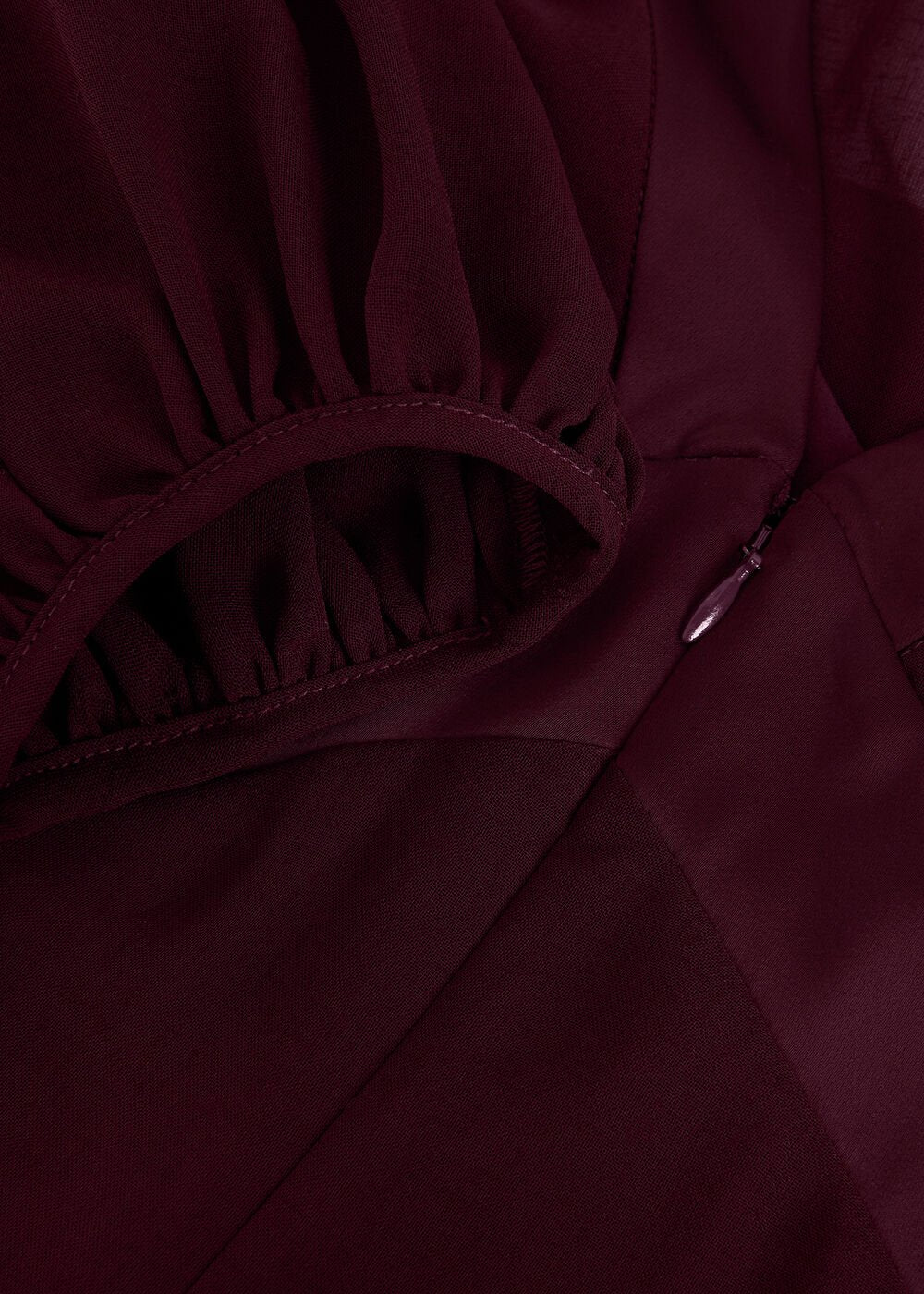 Vera Burgundy Dress Burgundy