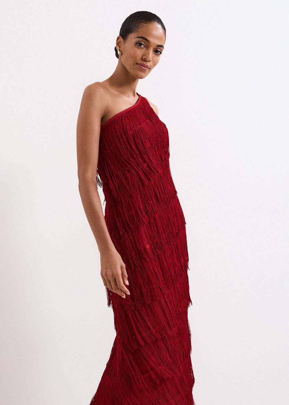 Otto Red Maxi dress Dark Red