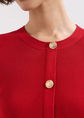 Rachel Swing Dress Dark Red