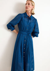 Natalie Midi Shirt Dress Teal
