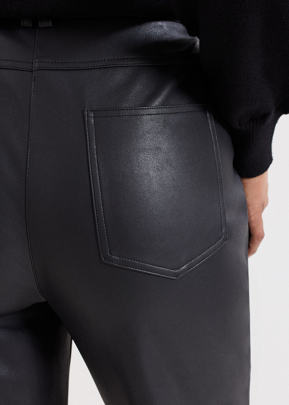Kenzie PU Trouser Black