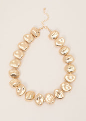 Nugget Necklace Gold