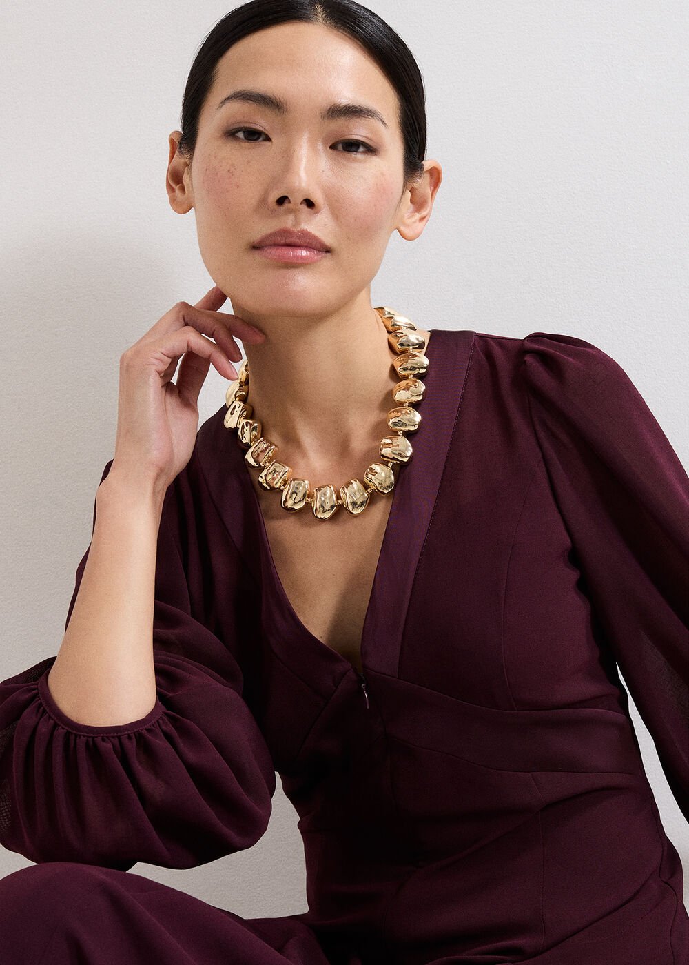 Nugget Necklace Gold