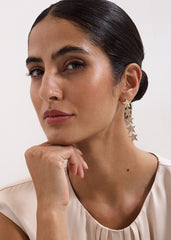 Star Drop Earrings Gold