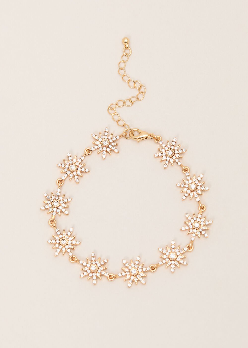 Snowflake Bracelet Gold