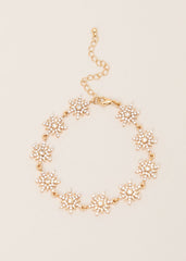 Snowflake Bracelet Gold