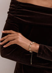 Snowflake Bracelet Gold