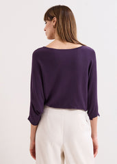 Cristine Knit Jumper Purple