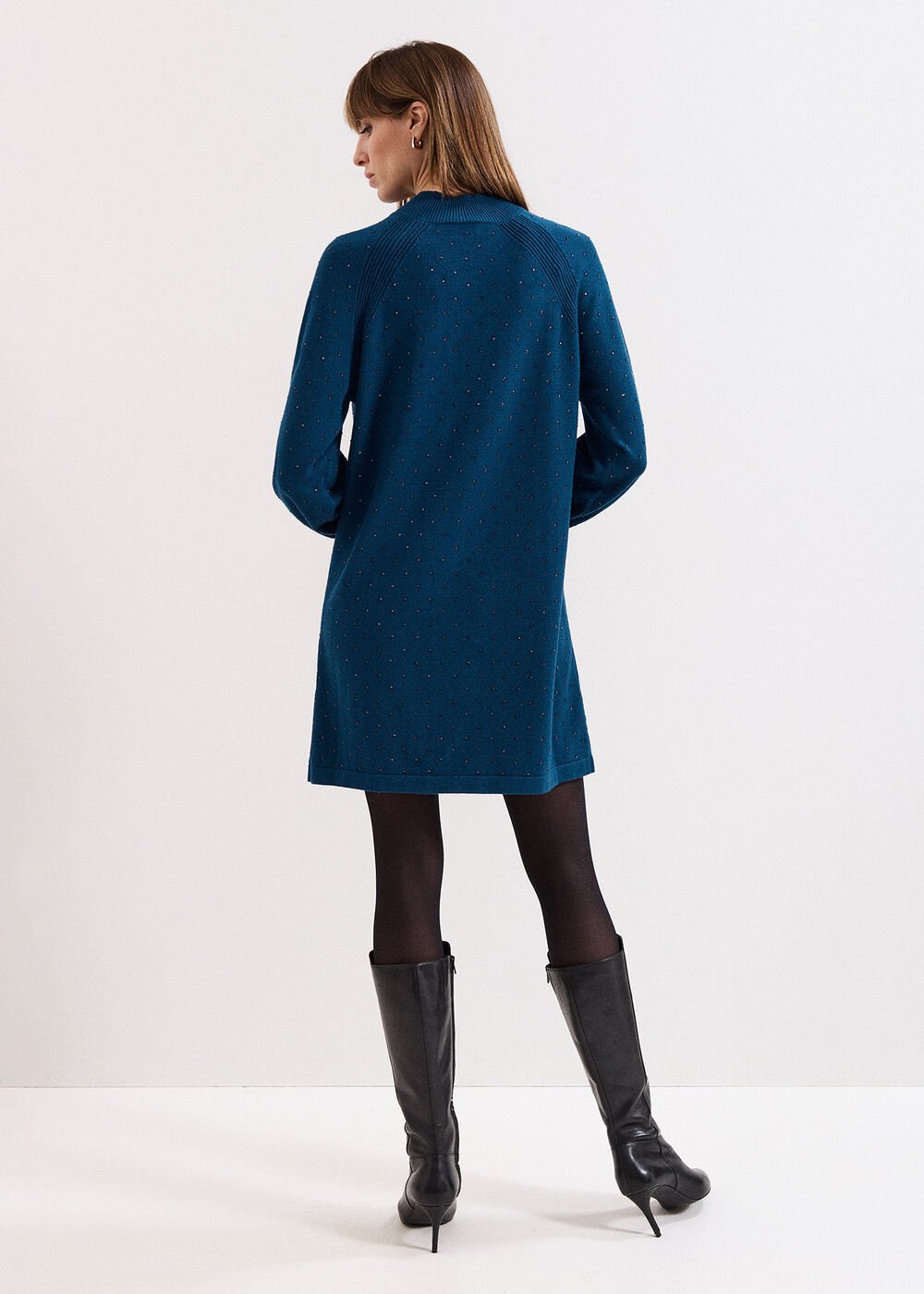 Tala Hot Fix Dress Teal