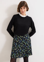 Ilaria Flippy Skirt Black